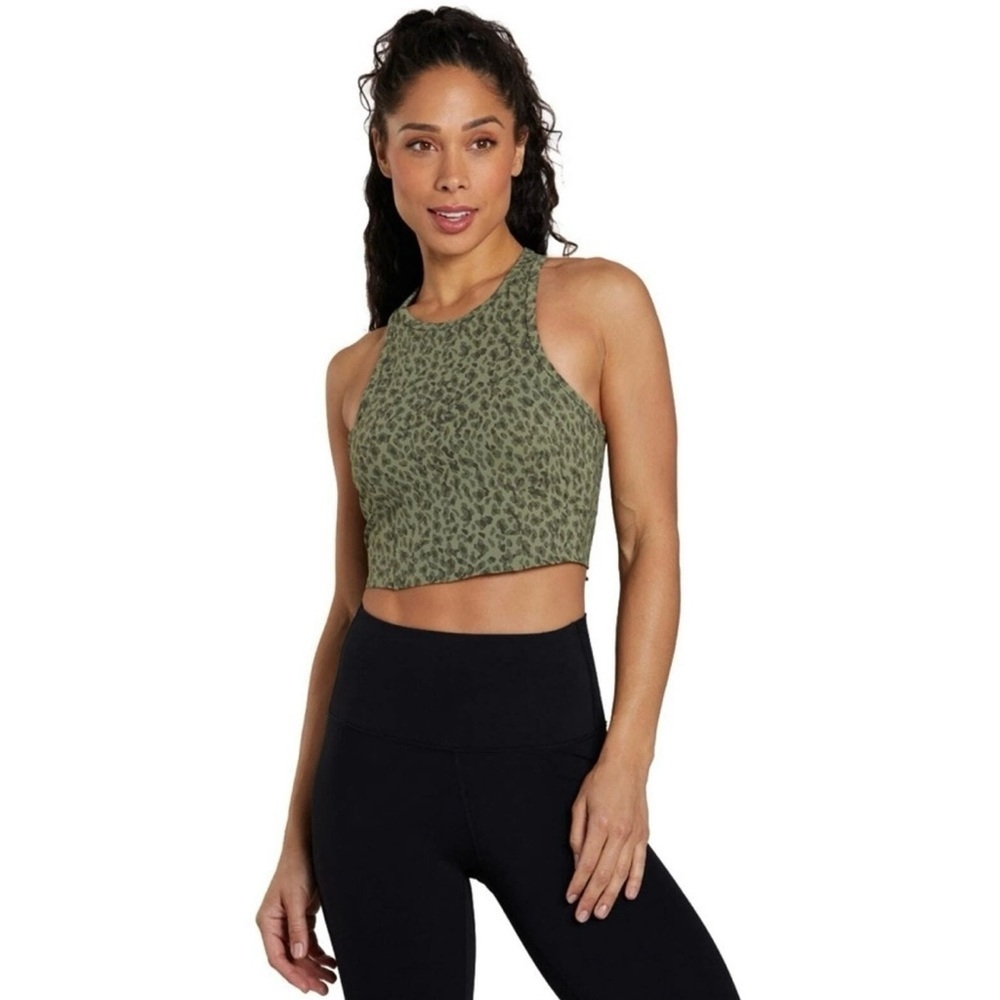 Tavi Active Long Line Bra Olive Leopard size XS